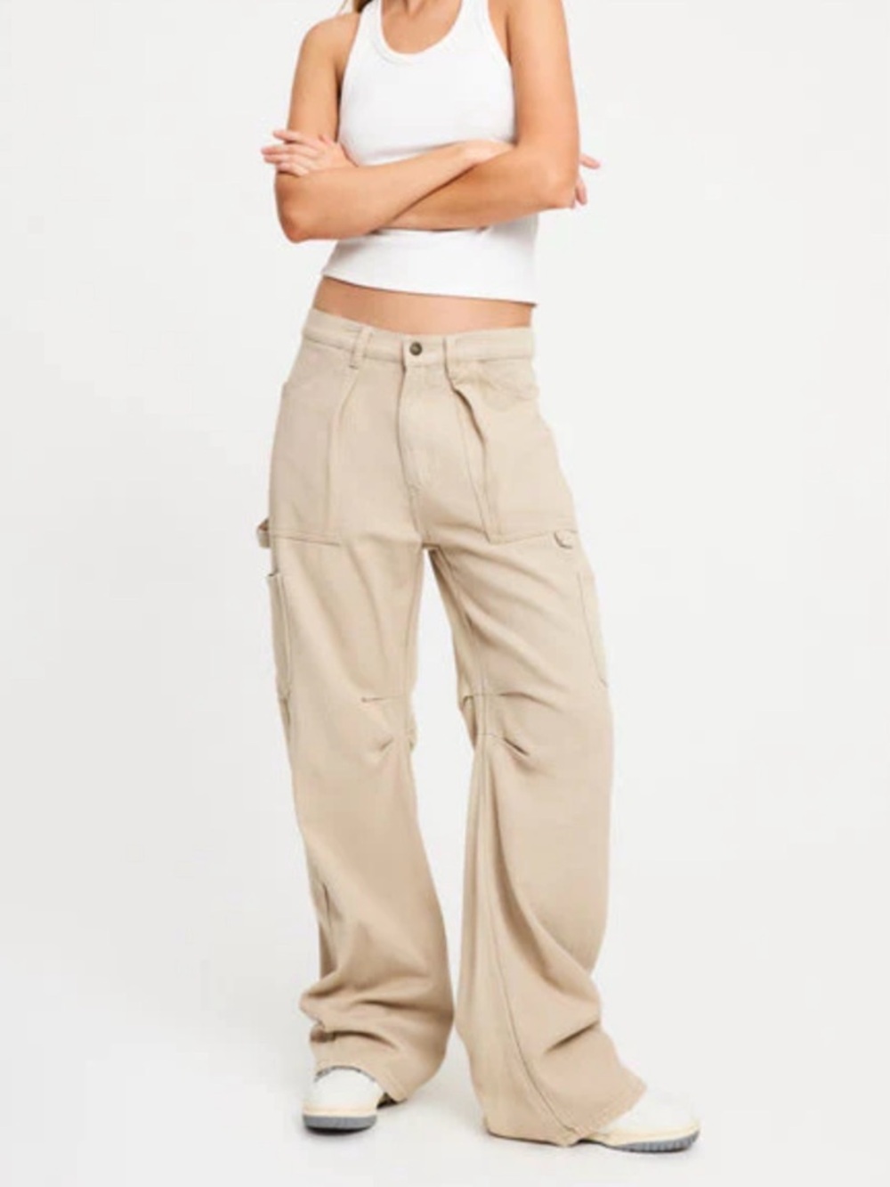 Lioness Miami Vice Khaki Cargo Pants